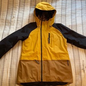 North Face Yellow Ski Jacket